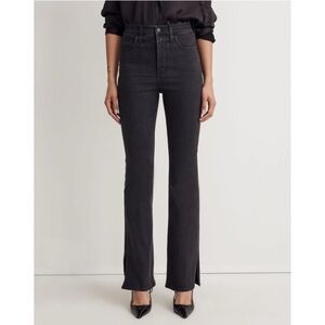 Madewell Skinny Flare Jeans in Bellhaven Wash: Slit-Hem Edition Size 31